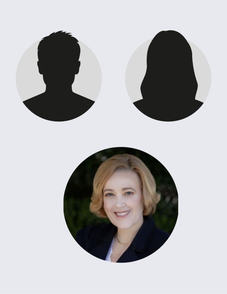 Two silhouette avatars and a headshot of a community member — illustrating that recovery is in every community, often unseen
